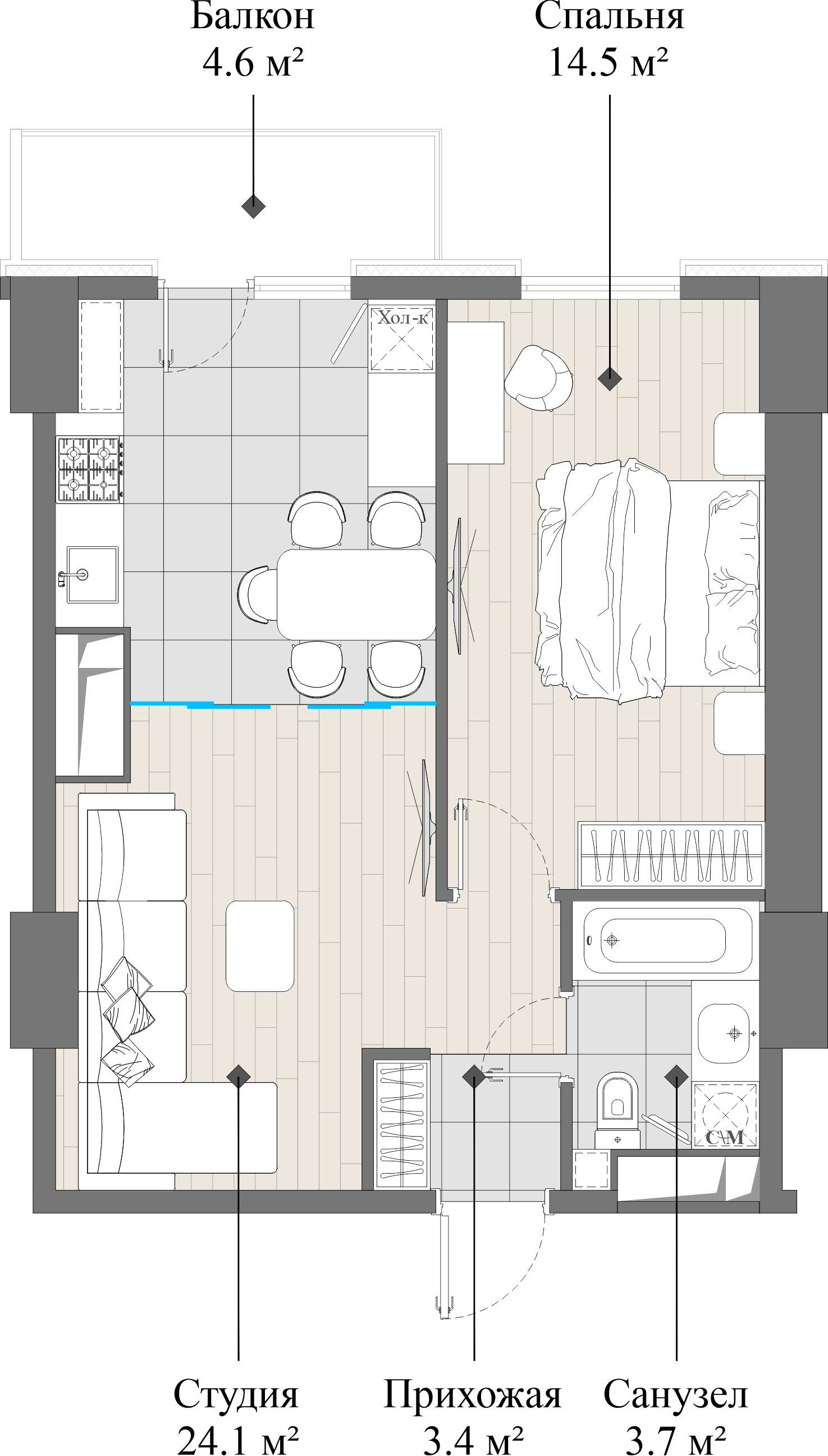 flat