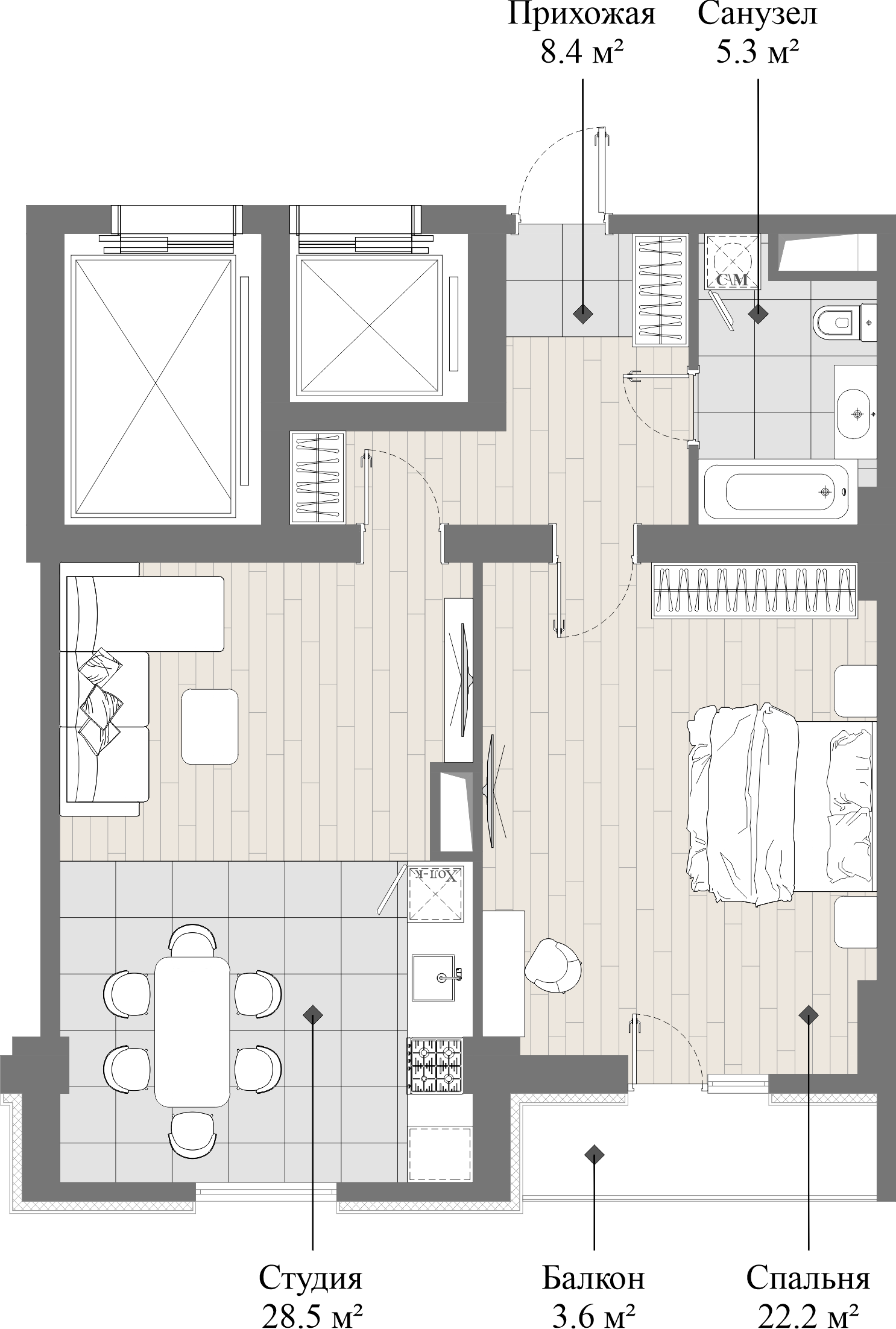flat