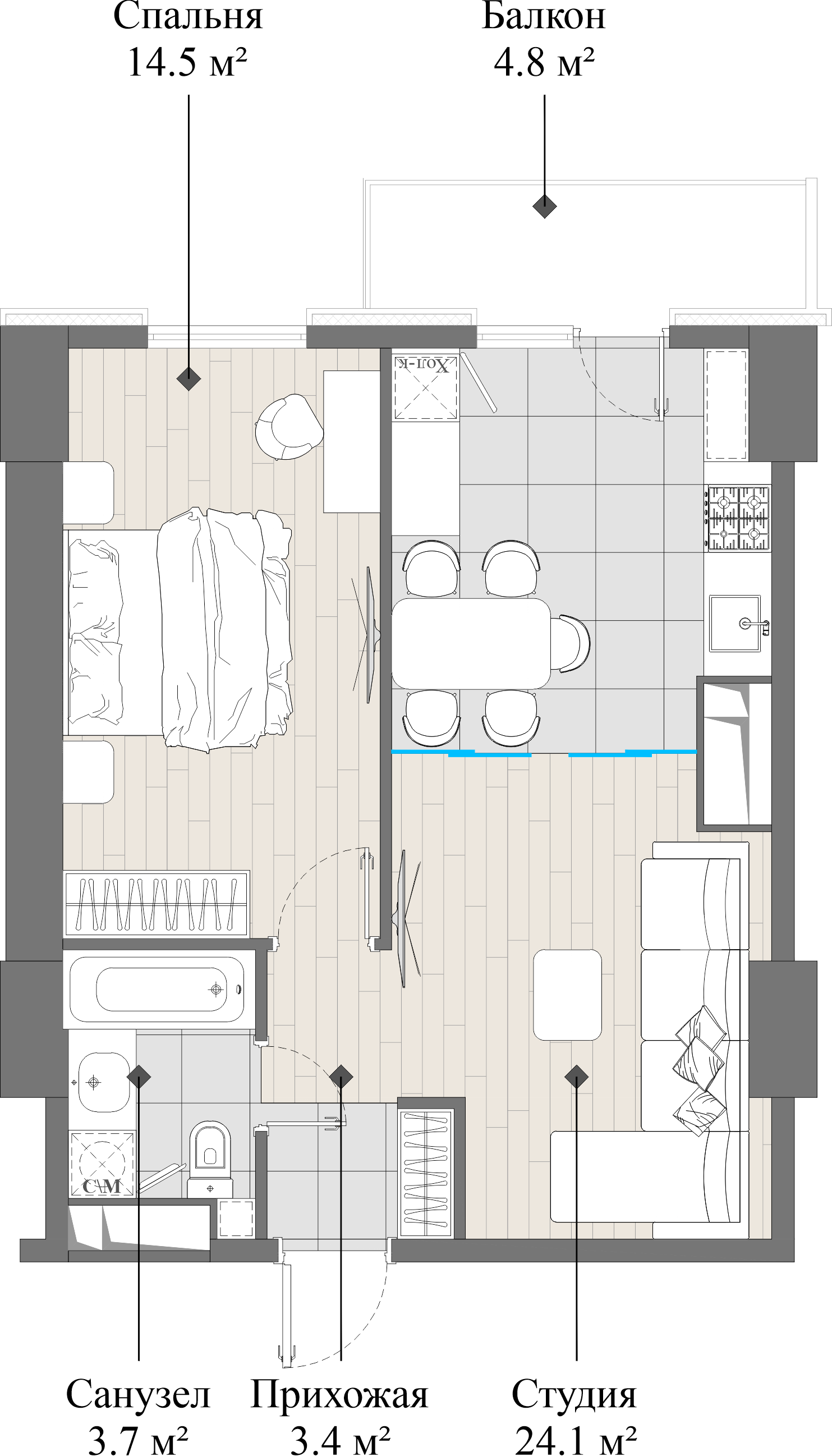 flat