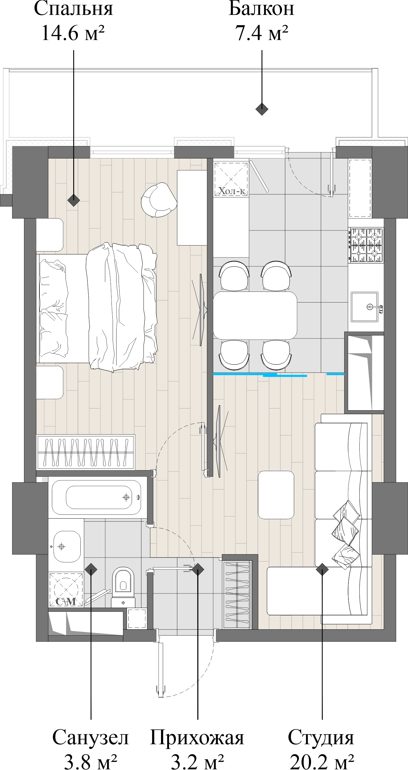 flat