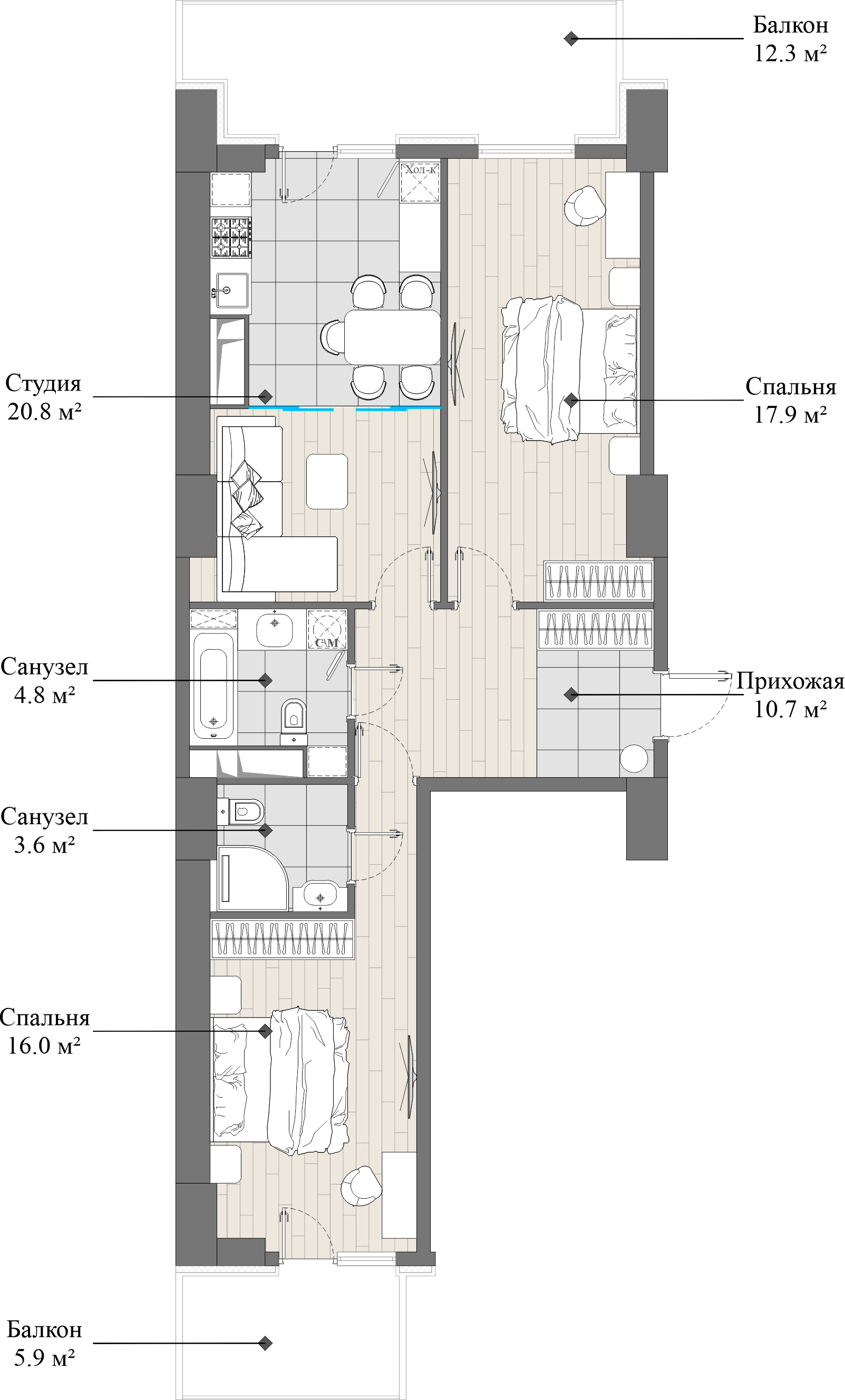 flat