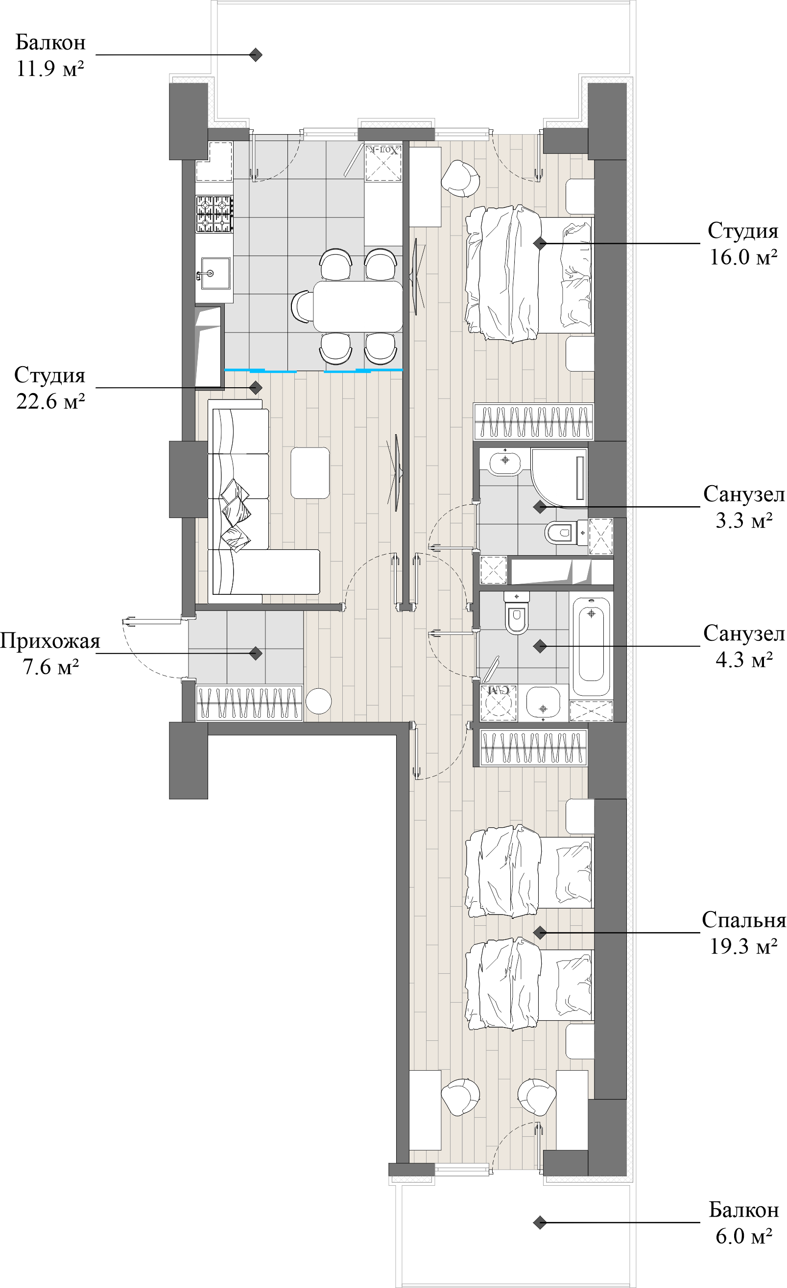 flat