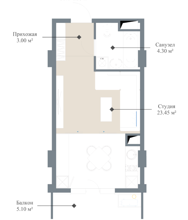 flat