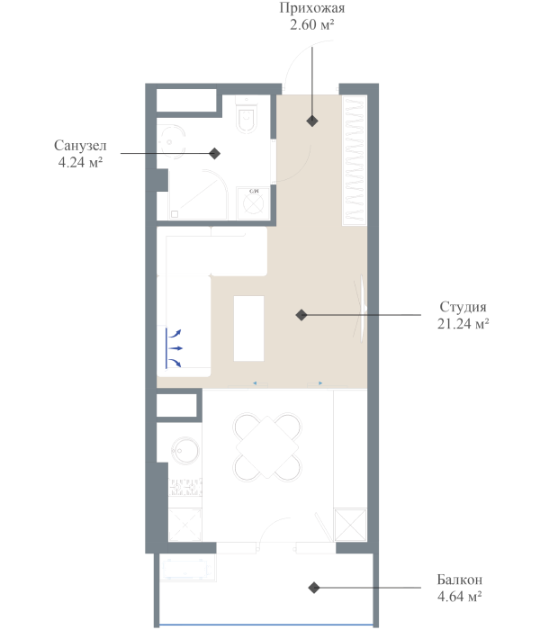 flat