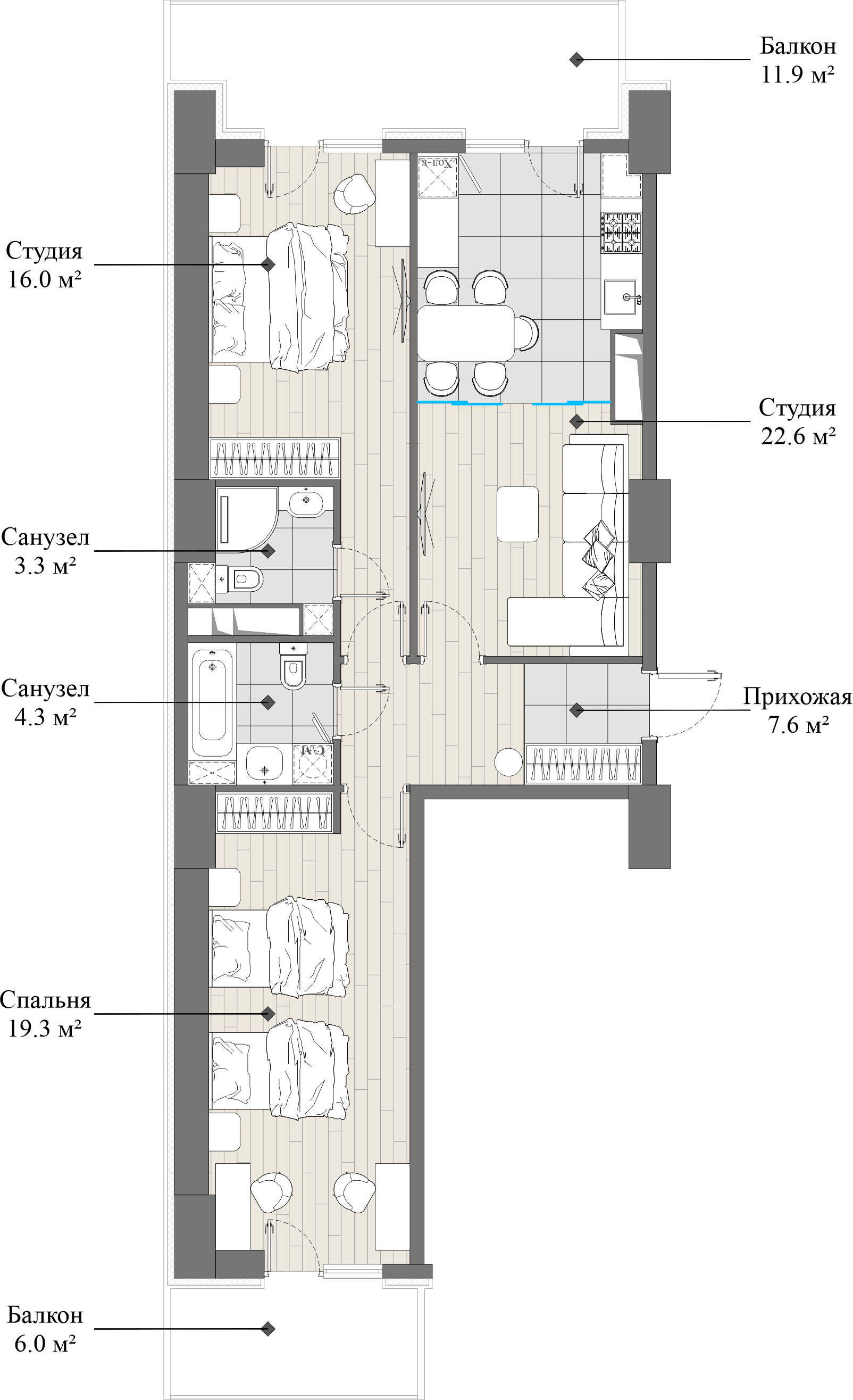 flat