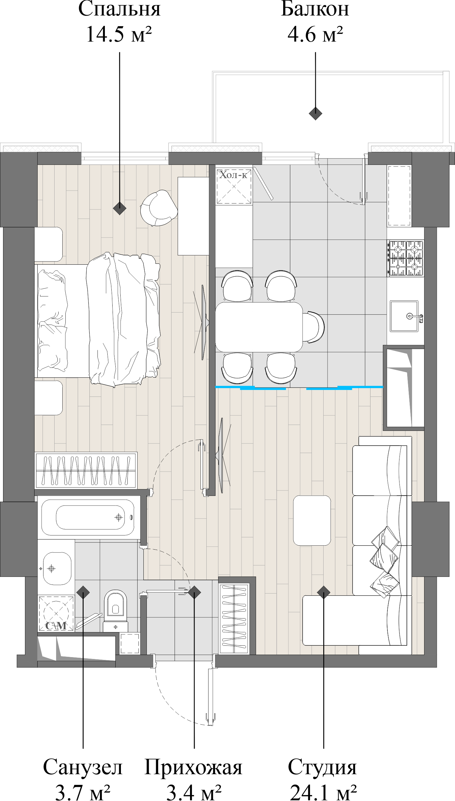 flat