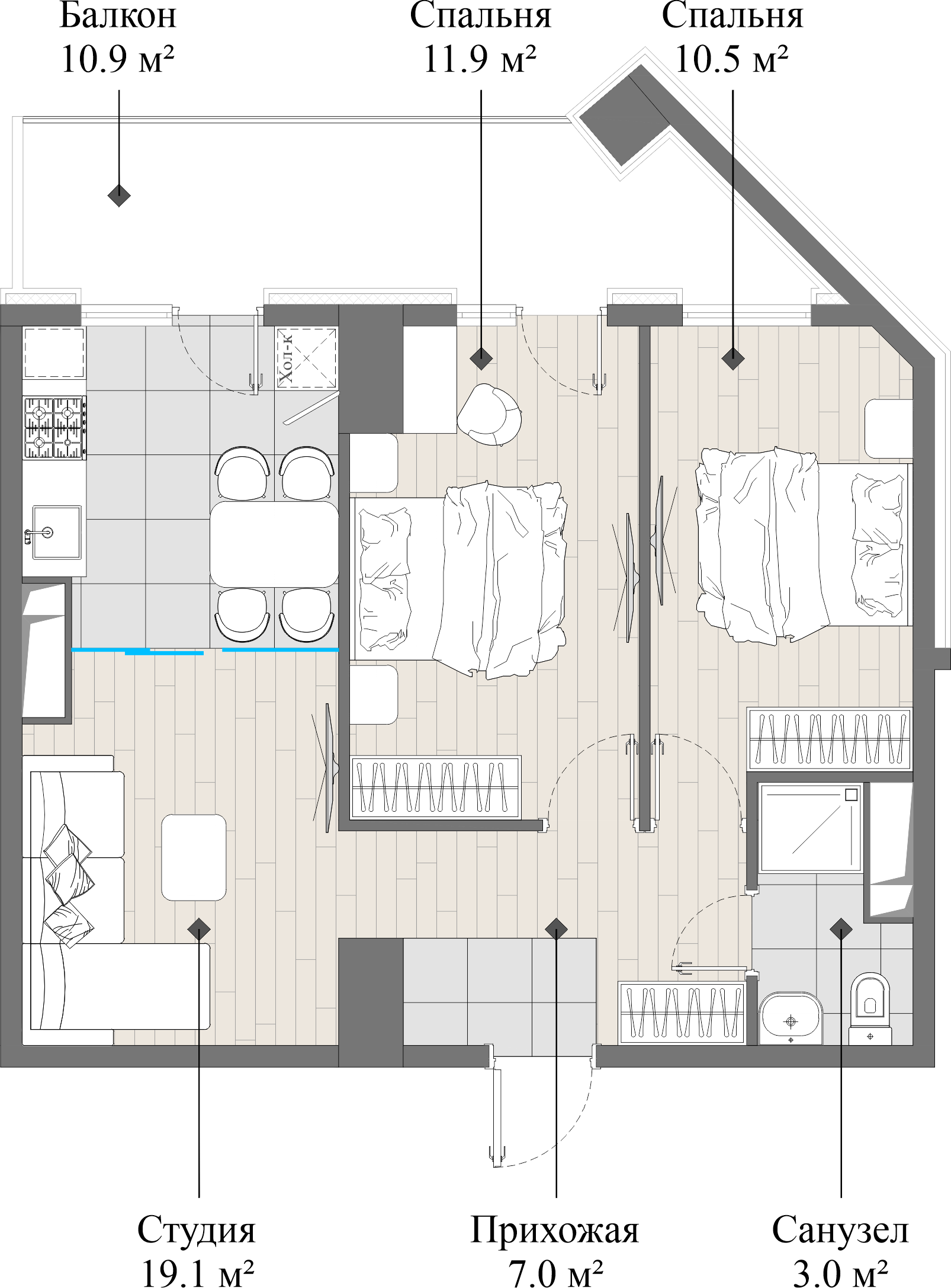 flat