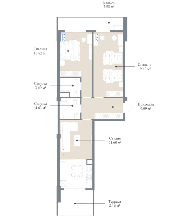 flat
