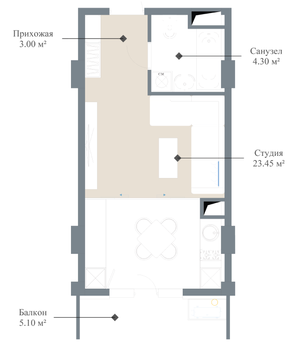 flat