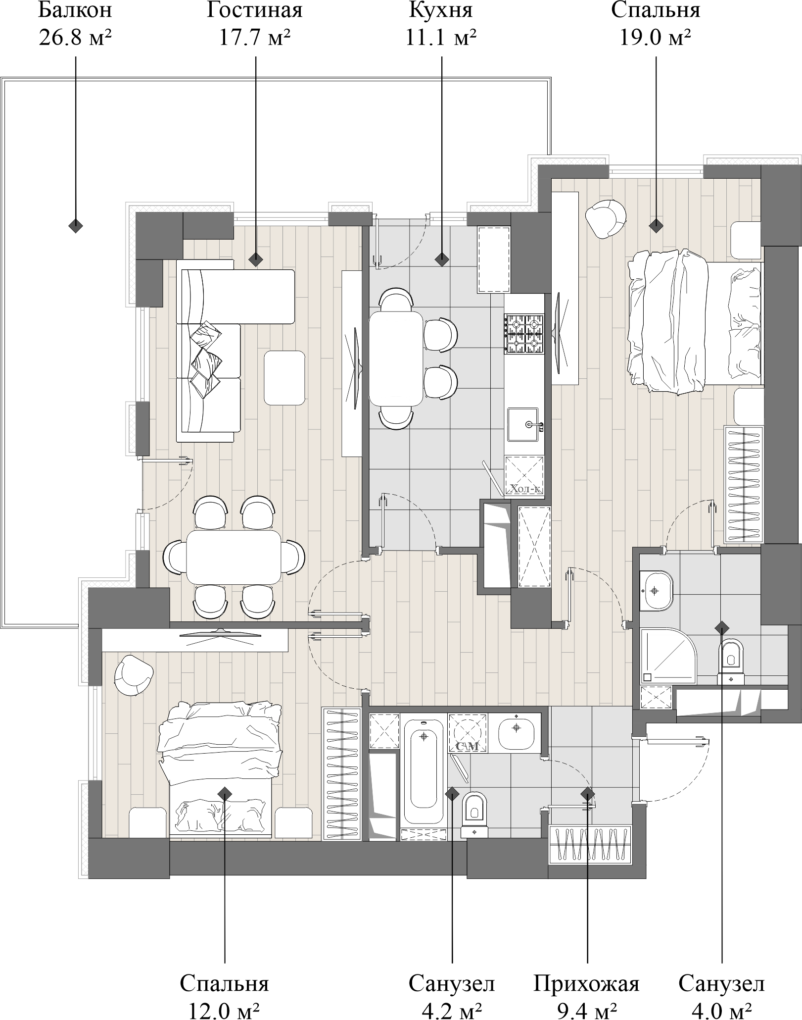flat