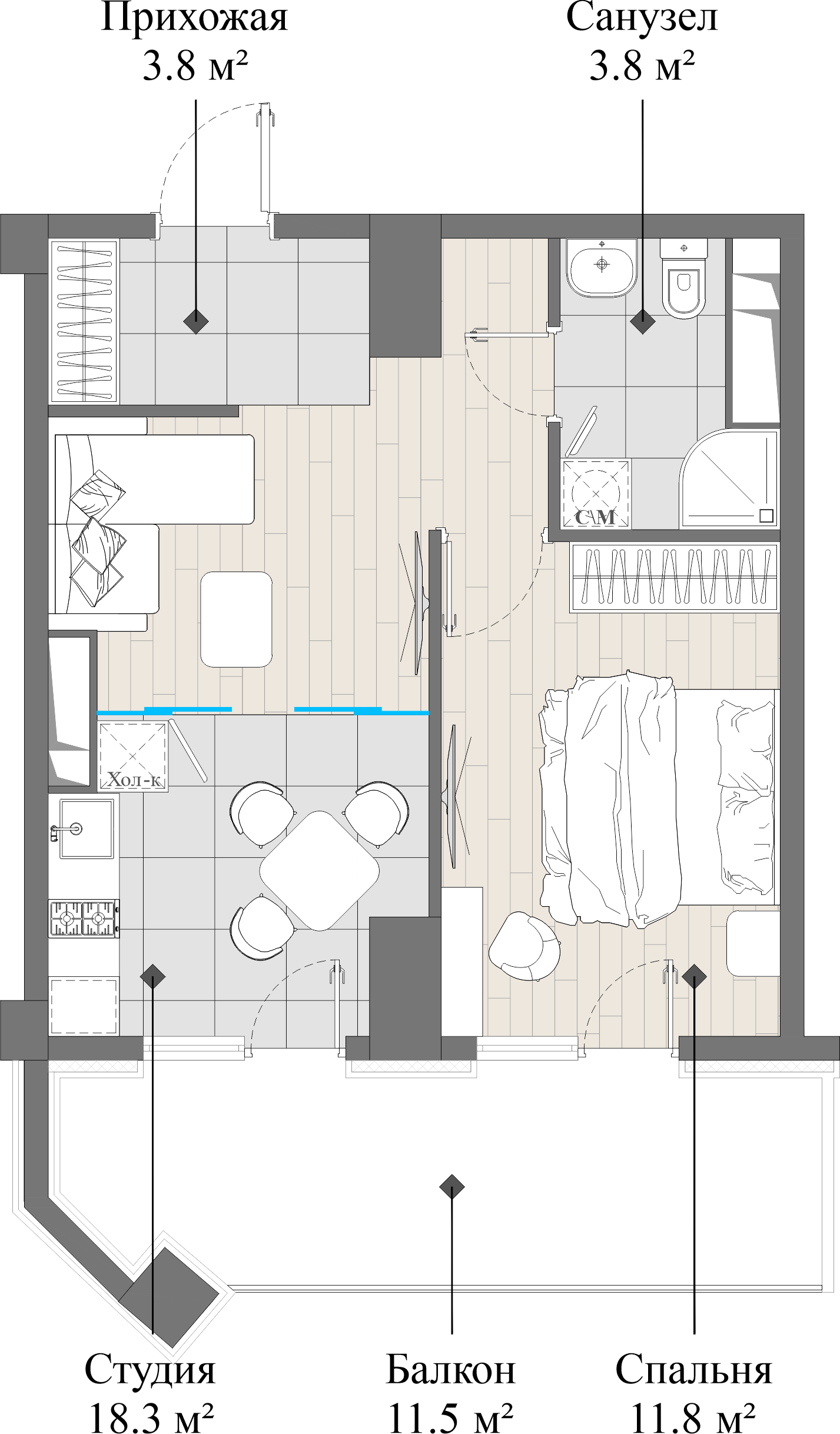 flat