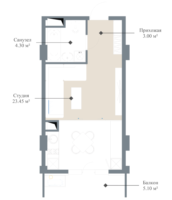 flat