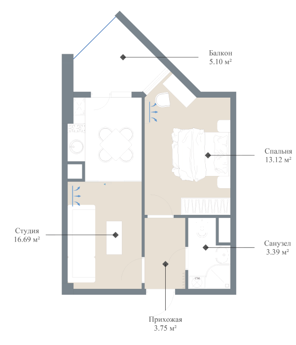 flat